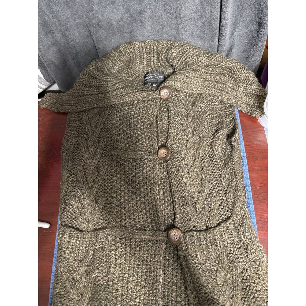 Montanaco Sweater Vest‎ with Buttons Size M
